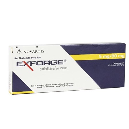 Thuốc Exforge - Điều trị tăng huyết áp vô căn