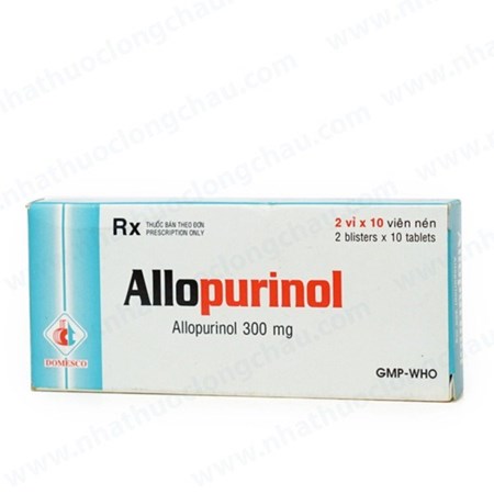Thuốc Allopurinol - Điều trị viêm khớp do Gout