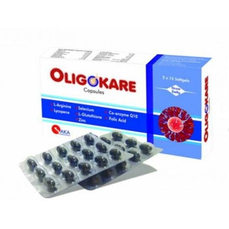 Thuốc Oligokare Hộp 2 vỉ - Bổ tinh trùng