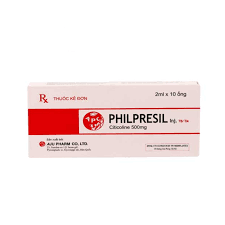 Thuốc Philpresil 500Mg/2Ml- Thuốc điều trị tai biên mạch máu não