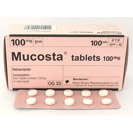 Thuốc Mucosta tablets 100mg - Chữa trị chứng loét dạ dày