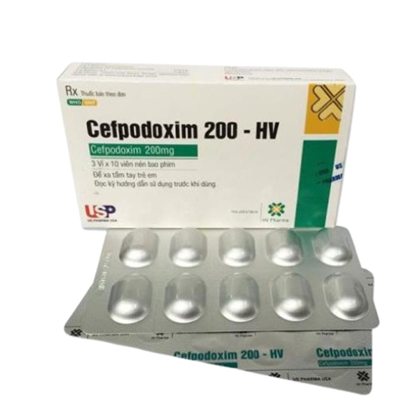 Thuốc Cefpodoxim - điều trị các bệnh từ nhẹ đến trung bình ở đường hô hấp dưới