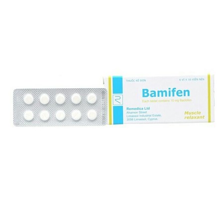 Thuốc Baclofen 10mg- Thuốc giãn cơ