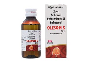 Thuốc Siro Olesom s - điều trị ho có đờm liên quan đến co thắt phế quản