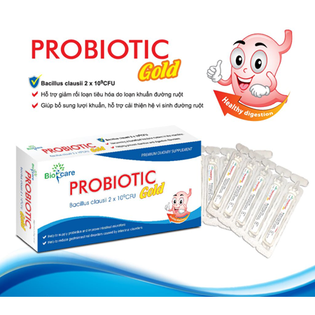 Thuốc Biocare Probiotic Gold - Bổ sung vi khuẩn có ích