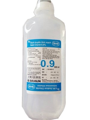 Thuốc Natri clorid 0.9% B.Braun - Dịch truyền bổ sung nước và điện giải