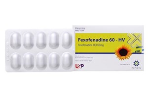  Thuốc Fexofenadin 60-HV - Điều trị viêm mũi dị ứng