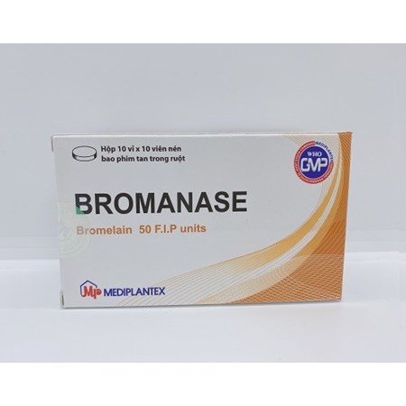 Thuốc Bromanase - Thuốc điều trị phù nề, sưng, viêm hiệu quả