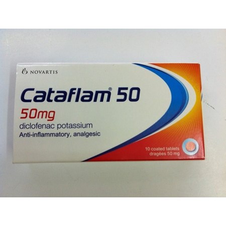 Thuốc Cataflam 50mg -  viêm khớp, đau khớp hiệu quả.