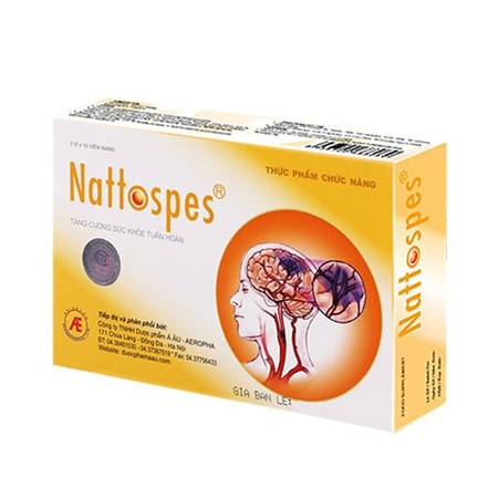 Thuốc Nattopes - Phá tan cục máu đông, dự phòng tai biến