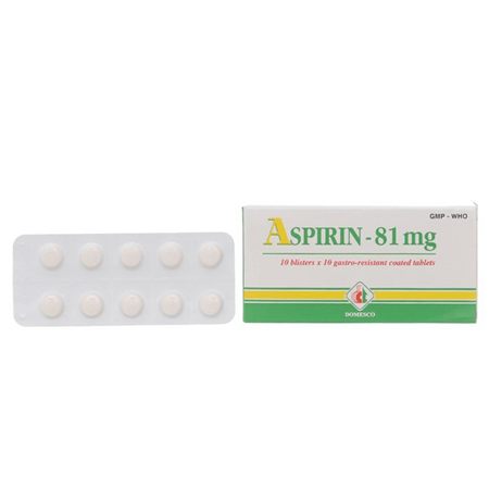 Thuốc Aspirin: Chuyên dùng giảm đau, hạ sốt, chống viêm