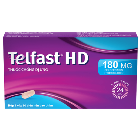 Thuốc Telfast - Điều trị các triệu chứng viêm mũi dị ứng