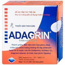Thuốc Adagrin - Điều trị rối loạn cương dương