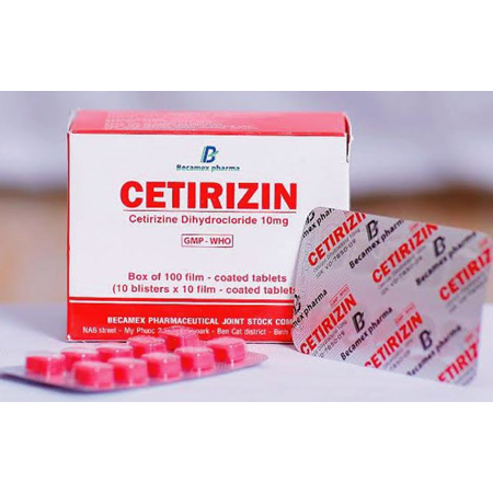 Thuốc Cetirizin - Thuốc chống dị ứng