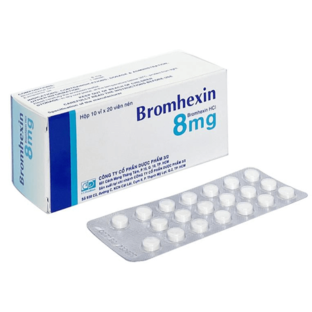 Thuốc Bromhexin - Chuyên điều trị ho có đờm