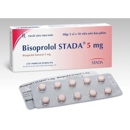 Thuốc Bisoprolol - Điều trị chứng đau thắt ngực