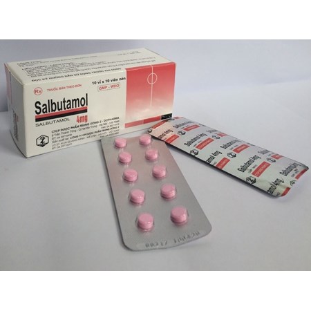 Thuốc Salbutamol - Giảm co thắt phế quản