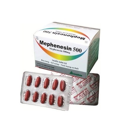 Thuốc Mephenesin - Điều trị các co thắt cơ
