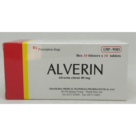 Thuốc Alverin - Giảm nhanh triệu chứng co thắt đường ruột