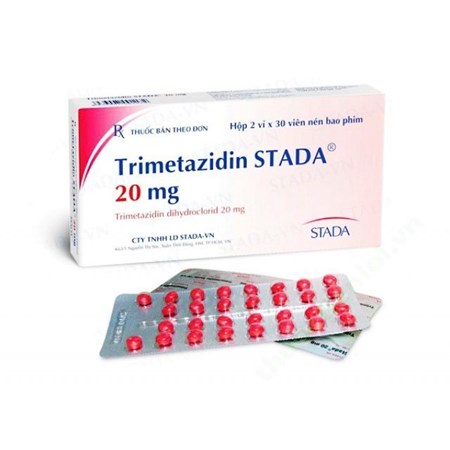 Thuốc Trimetazidin Stada 20 mg - Thuốc điều trị các bệnh tim mạch 
