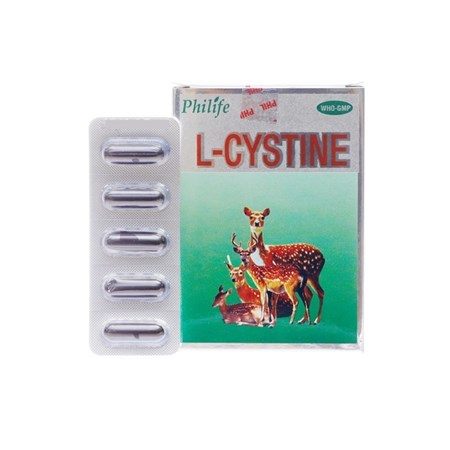 Thuốc L-Cystine Philife 60 Viên- Viên Uống Đẹp Da, Tóc, Móng