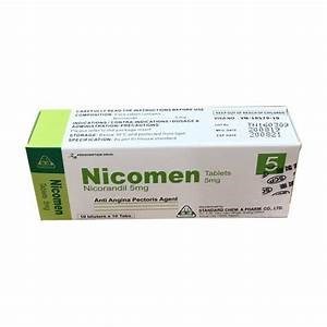 Thuốc Nicomen 5mg – Thuốc điều trị đau thắt ngực