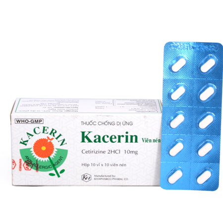 Thuốc Kacerin - Điều trị viêm mũi dị ứng