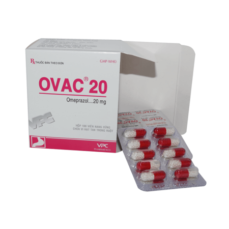 Thuốc Ovac 20 - Hỗ trợ điều trị bệnh đường tiêu hóa