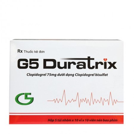 Thuốc G5 Duratrix - điều trị xơ vữa động mạch