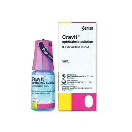 Thuốc Cravit 0.5% - Dung dịch nhỏ mắt