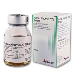 Thuốc Human Albumin Biotest 20% - Thuốc chống tăng bilirubin huyết