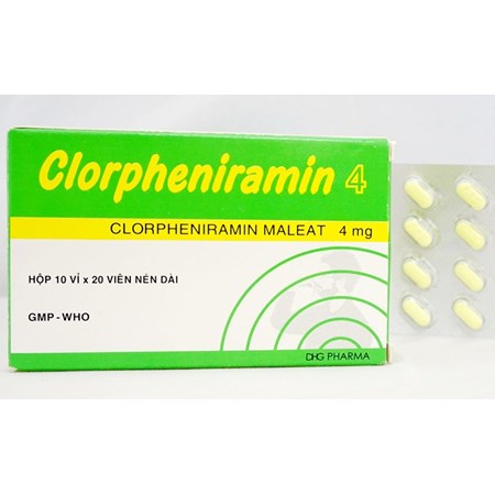 Thuốc Clorpheniramin – Chuyên điều trị dị ứng