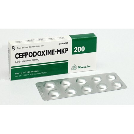 Thuốc Cefpodoxime MKP 200- Điều triij nhiễm trùng