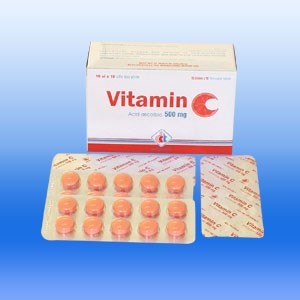 Thuốc Vitamin C 500mg - Ðiều trị bệnh Scorbut. Phòng ngừa tình trạng thiếu Vitamin C