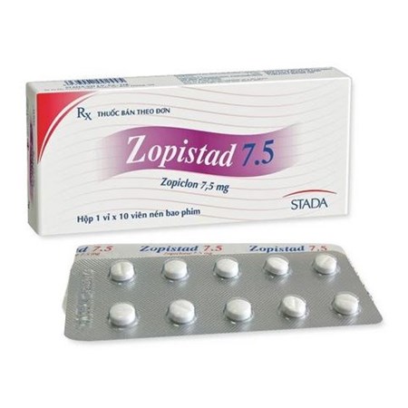 Thuốc Zopista 7,5mg - Điều trị rối loạn giấc ngủ