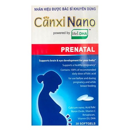 Thuốc Canxi Nano Prenatal - Bổ Sung Canxi Cho Mẹ Bầu, Giúp Thai Nhi Phát Triển Khỏe Mạnh
