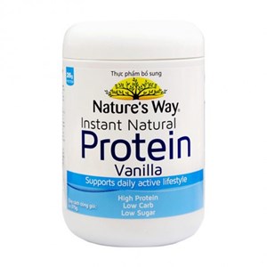 Thuốc Natures Way Instant Natural Protein Vanilla (375g)- bổ sung protein