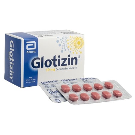 Thuốc Glotizin 10mg - Điều trị viêm dị ứng