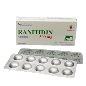 Thuốc Ranitidin 300 mg- Thuốc đường tiêu hóa