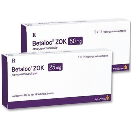 Thuốc Betaloc zok - Điều trị tăng huyết áp, đau ngực