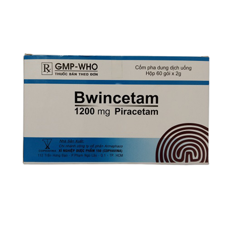 Thuốc Bwincetam - Điều trị bệnh do tổn thương não