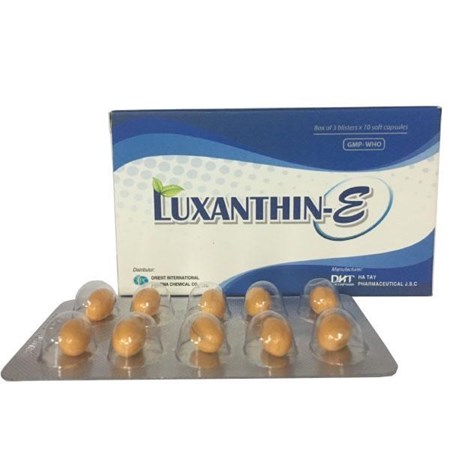 Thuốc Luxanthin E - Thuốc bổ mắt giúp ngăn ngừa các bệnh về mắt