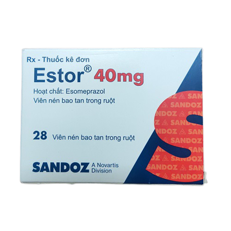 Thuốc Estor 40mg - Điều trị viêm loét dạ dày - thực quản