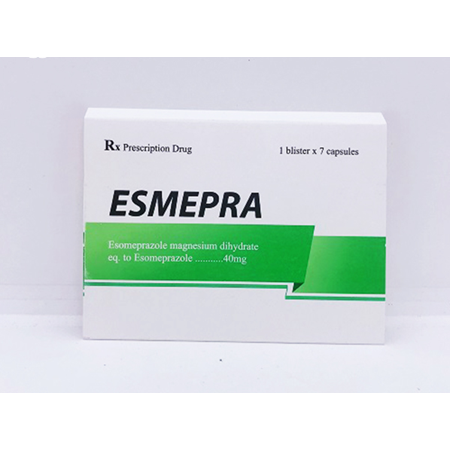 Thuốc Esmepra 40mg - Điều trị viêm loét dạ dày - tá tràng