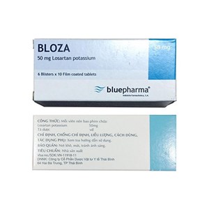 Thuốc Bloza 50mg - Điều trị tăng huyết áp