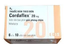Thuốc Cordaflex 20mg - Điều Trị đau Thắt Ngực, Tăng Huyết áp