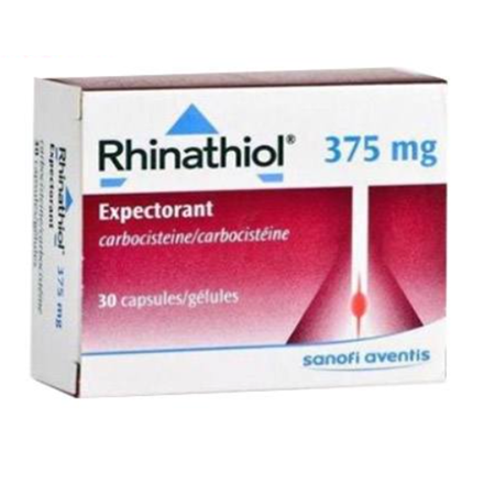 Thuốc Rhinathiol Cap 375mg - Thuốc Điều Trị Các Bệnh Đường Hô Hấp