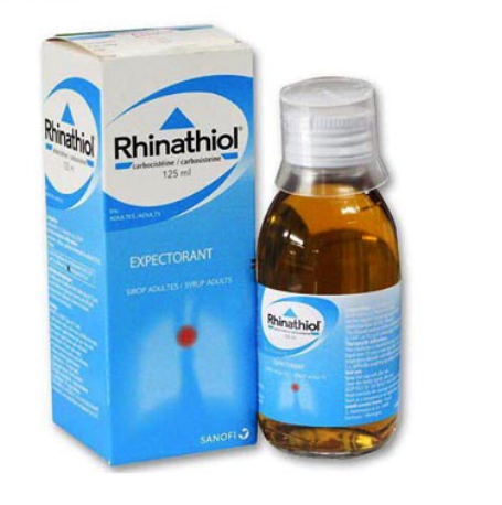 Thuốc Rhinathiol 5% Syrup 125ml - Điều Trị Các Bệnh Đường Hô Hấp