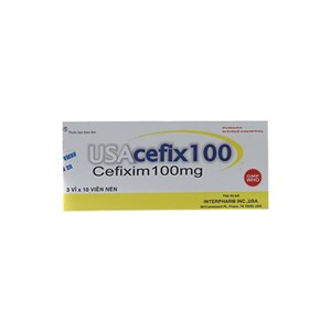 Thuốc USAcefix 100 - Điều trị nhiễm khuẩn, nhiễm trùng
