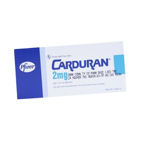 Thuốc Carduran 2mg - Điều trị tăng huyết áp